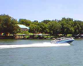 Boating on Lake LBJ