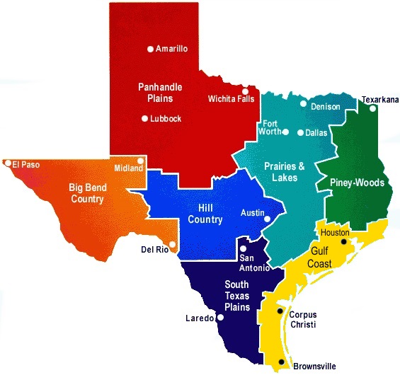Albums 103+ Images Map Of Texas With Cities And Rivers Stunning